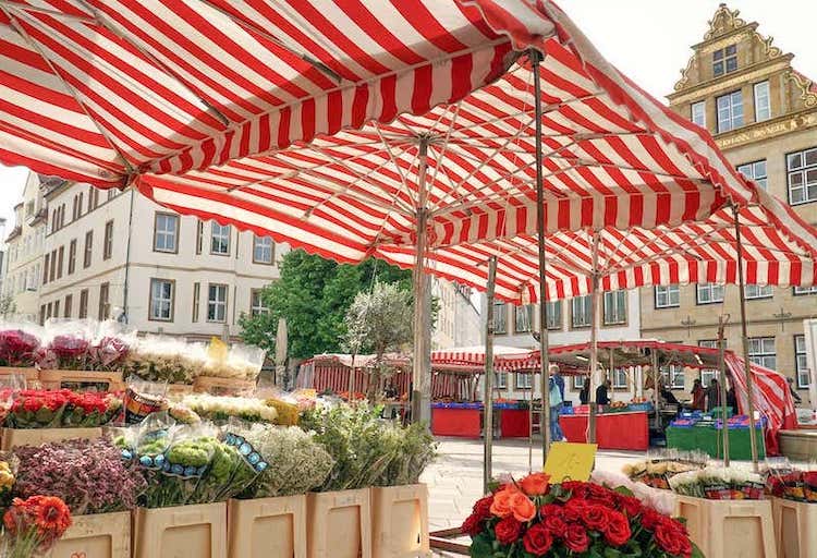 Markt in der Bielefelder Altstadt