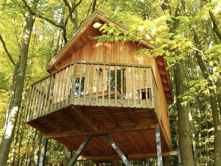 Baumhaus Camping / Glamping in Bielefeld im Baumhaushotel Solling