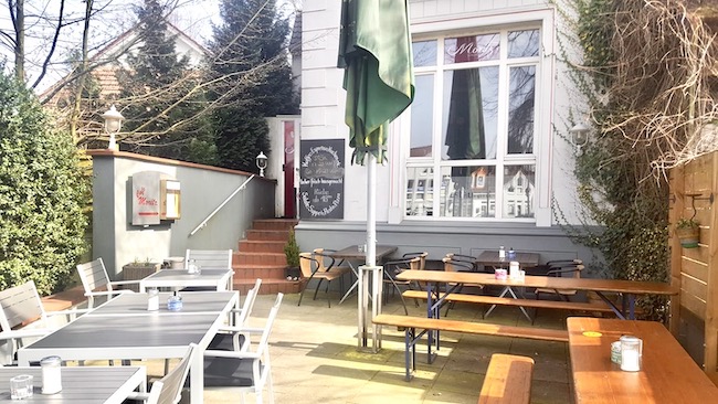 Terrasse Café Moritz in Schildesche Bielefeld 