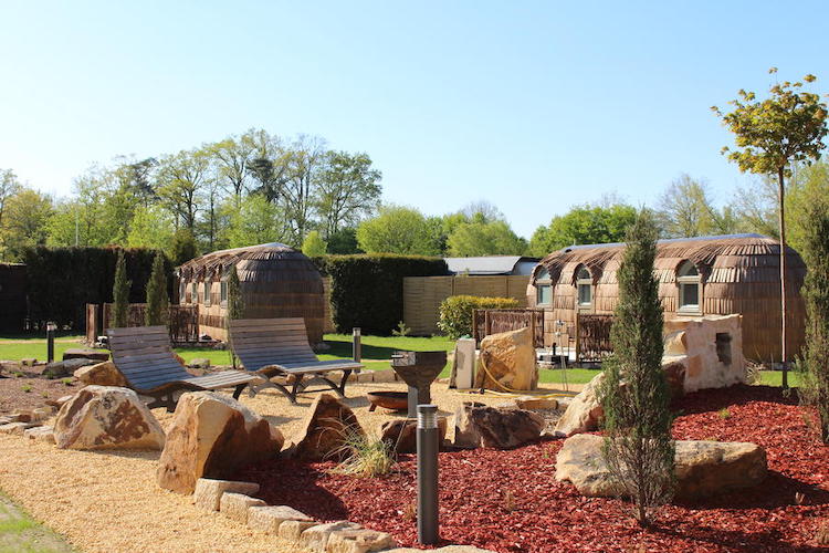 Iglu Dorf des Campingparks Heidewald Bielefeld und Umgebung