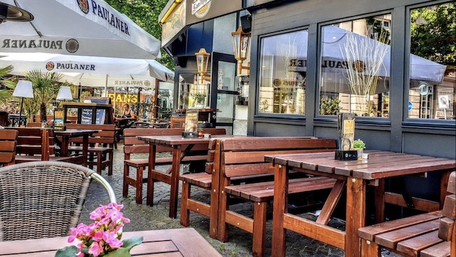 Terrasse des Las Tapas Center Bielefeld