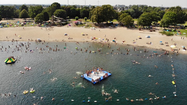 Strand des Glamping am Wisseler See Badestrand Bielefeld und Umgebung