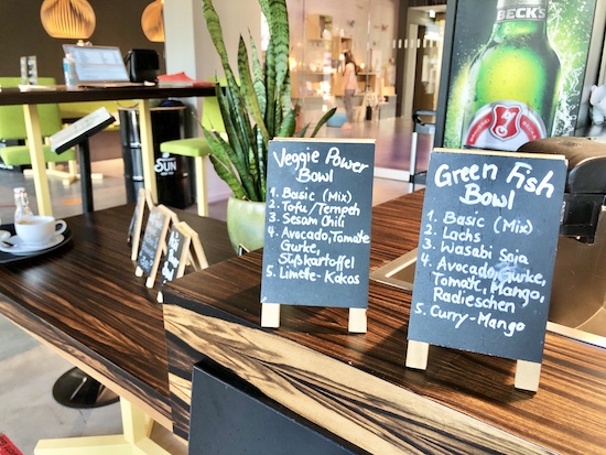 Vegan essen in der Green bowl in Bielefeld