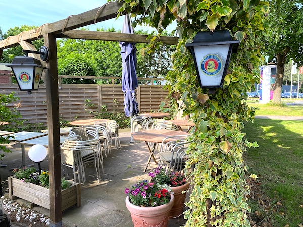 Biergarten des Il Salento in Babenhausen