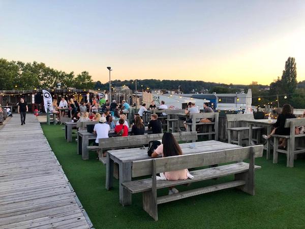 Sunset watching in der Santa Maria