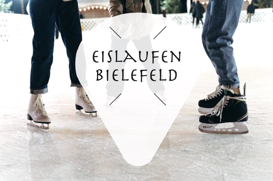 Bielefelds Eishallen & Eisbahnen. Schlittschuhlaufen und Eis-Stock-Schießen. 3 Eisbahnen (Bielefeld, Klosterplatz, Herford).