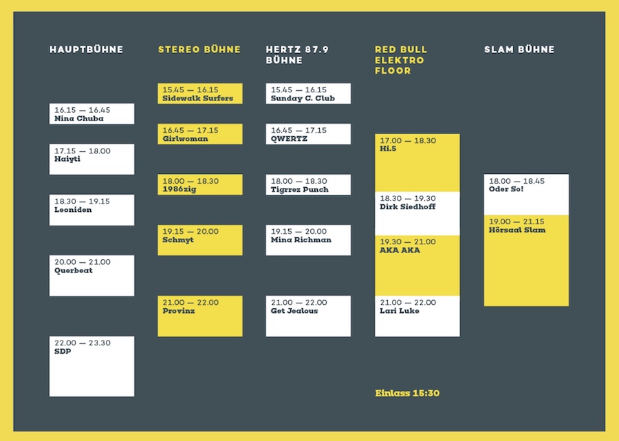 Program Campus Festival 2022
