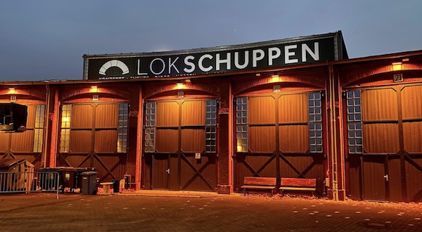Eingangsbereich des Lokschuppens