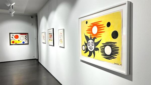 Weltberühmte werke der Künstler Miró und Calder Bielefeld Samuelis Baumgarte