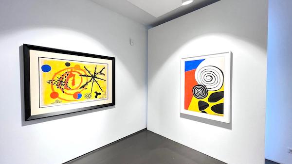 Weltberühmte werke der Künstler Miró und Calder Bielefeld Samuelis Baumgarte